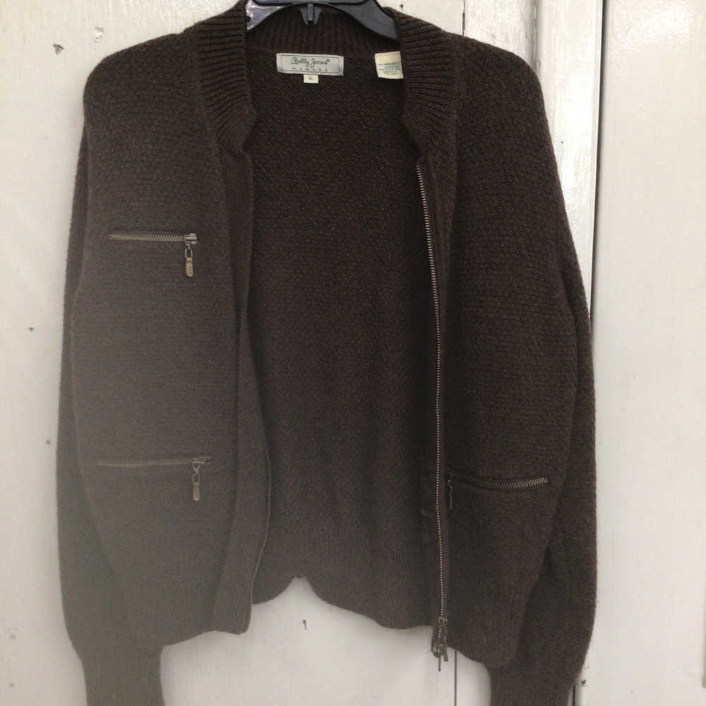 Bobby Jones zip up sweater XL